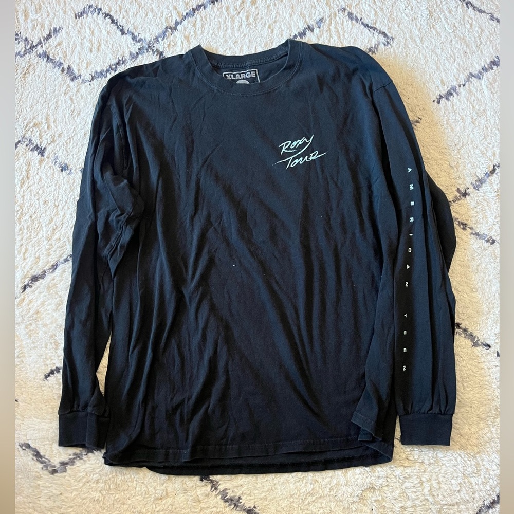 Khalid black long sleeve Roxy Tour long sleeve tshirt